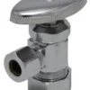Wholesale ⌛ PROFLO® 5/8 x 3/8 in. OD Compression Knob Angle Supply Stop Valve in Polished Chrome ✔️ -Fire Safety Pro Store Query 13