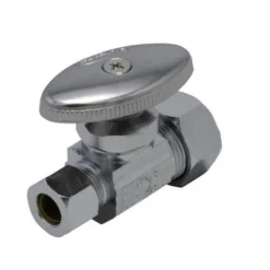 Top 10 👍 PROFLO® 5/8 x 3/8 in. Compression Knob Straight Supply Stop Valve in Chrome Plated 🤩