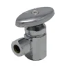 Hot Sale ⭐ PROFLO® 1/2 x 3/8 in. FIPS x Compression Knob Angle Supply Stop Valve in Polished Chrome 👍 -Fire Safety Pro Store Query 191
