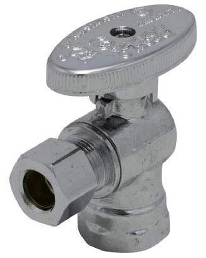 Hot Sale 🎁 PROFLO® 3/8 in. FIPS x Compression Knob Angle Supply Stop Valve in Chrome Plated ⭐ 3 Hot Sale 🎁 PROFLO® 3/8 in. FIPS x Compression Knob Angle Supply Stop Valve in Chrome Plated ⭐
