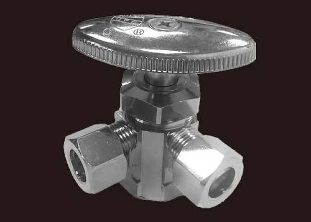 Outlet 🤩 PROFLO® 1/2 x 3/8 x 3/8 in. FIPS x OD Compression x OD Compression Oval Angle Supply Stop Valve in Polished Chrome ⭐ 3 Outlet 🤩 PROFLO® 1/2 x 3/8 x 3/8 in. FIPS x OD Compression x OD Compression Oval Angle Supply Stop Valve in Polished Chrome ⭐