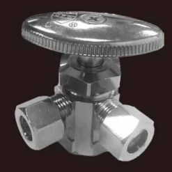 Cheapest 🛒 PROFLO® 1/2 x 3/8 x 3/8 in. FIPS x OD Compression x OD Compression Oval Angle Supply Stop Valve in Rough Brass ❤️