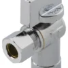 Best deal ❤️ PROFLO® 1/2 x 3/8 in. Sweat x OD Tube Knob Handle Angle Supply Stop Valve in Chrome Plated 🔔 -Fire Safety Pro Store Query 265
