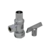New ✔️ PROFLO® 5/8 x 3/8 in. OD Compression Keyed Angle Supply Stop Valve in Polished Chrome ⭐ -Fire Safety Pro Store Query 266