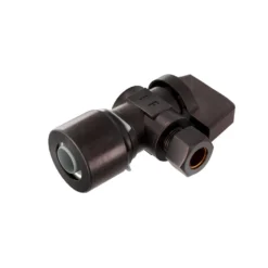 Outlet ✔️ PROFLO® FastFit™ 5/8 x 3/8 in. Push x OD Tube Knob Angle Supply Stop Valve in Oil Rubbed Bronze 😍