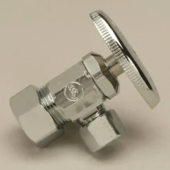 Best deal 👍 PROFLO® 1/2 x 1/4 in. Sweat x Compression Oval Angle Supply Stop Valve in Rough Brass 👍