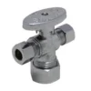 Discount 🎉 PROFLO® 3/8 x 5/8 x 3/8 in. Compression Lever Handle Angle Supply Stop Valve in Chrome Plated 💯 -Fire Safety Pro Store Query 290