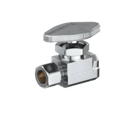 Budget 👏 PROFLO® 3/8 in. FIPS x OD Compression Oval Straight Supply Stop Valve in Chrome Plated ⌛ -Fire Safety Pro Store Query 356