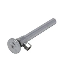 New ✔️ PROFLO® 1/2 x 3/8 in. Sweat x OD Compression Round Straight Supply Stop Valve in Chrome Plated 😍