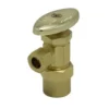 Budget ❤️ PROFLO® 1/2 x 3/8 in. Solvent Weld x Compression Angle Supply Stop Valve in Rough Brass 🥰 -Fire Safety Pro Store Query 42