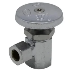 Best Pirce ❤️ PROFLO® 3/8 in. Male x Compression Oval Straight Supply Stop Valve in Chrome Plated 🎉