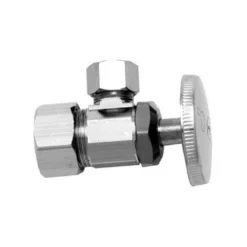 Buy ✔️ PROFLO® 1/2 x 3/8 in. Sweat x Compression Loose Key Straight Supply Stop Valve in Chrome Plated 💯