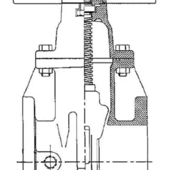 Cheap 🛒 Kennedy Valve Mfg. KS-RW Series 3 in. Flanged Ductile Iron Open Left Resilient Wedge Gate Valve with Handwheel 👏