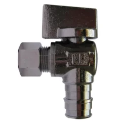 Brand new ❤️ PROFLO® 1/2 x 3/8 in. F1960 x OD Tube Knob Angle Supply Stop Valve in Chrome Plated 😍