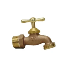 Outlet ⭐ PROFLO® 3/4 in. Brass IPS x MIPS T-handle Hose Bibb ⭐