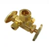 Cheapest ⭐ PROFLO® 5/8 x 3/8 x 3/8 in. Compression Oval Angle Supply Stop Valve in Rough Brass 🤩 -Fire Safety Pro Store Query 94